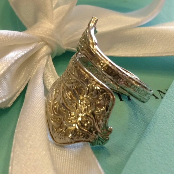 Tiffany \ Handmade Jewelry - Vintage Tiffany & Co spoon repurposed /Ring